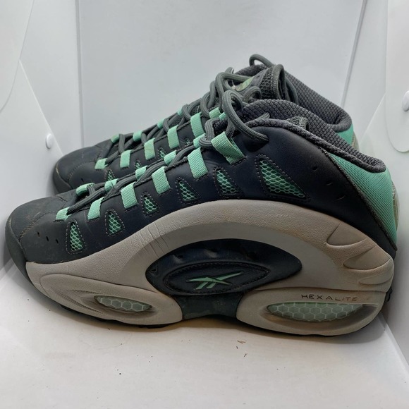 Reebok ES22 Emmitt Smith Rare Retro Gravel Tin Grey/Jadite Teal Hexalite 10.5 main image 5